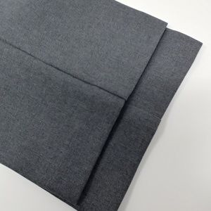 Women's elastic waist gray polyester slacks